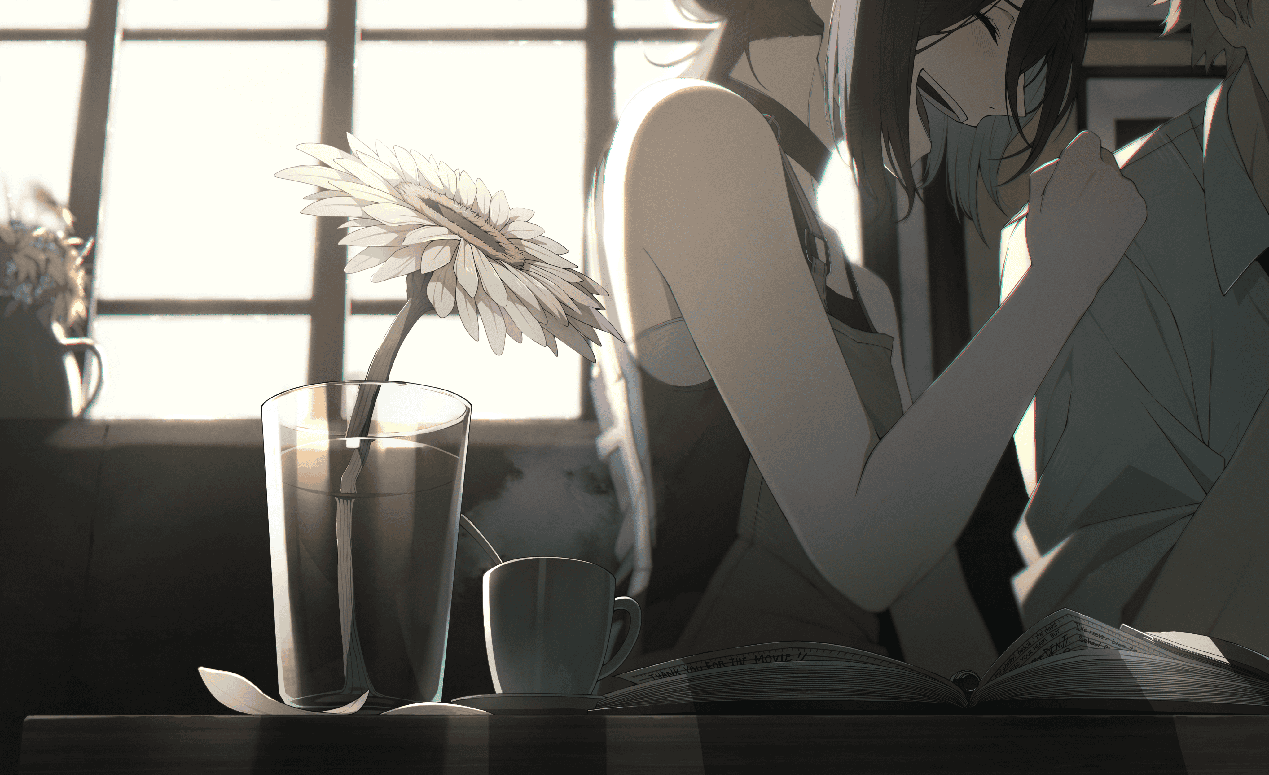 Coffee Tincture. A Quiet Afternoon in the Café Booth