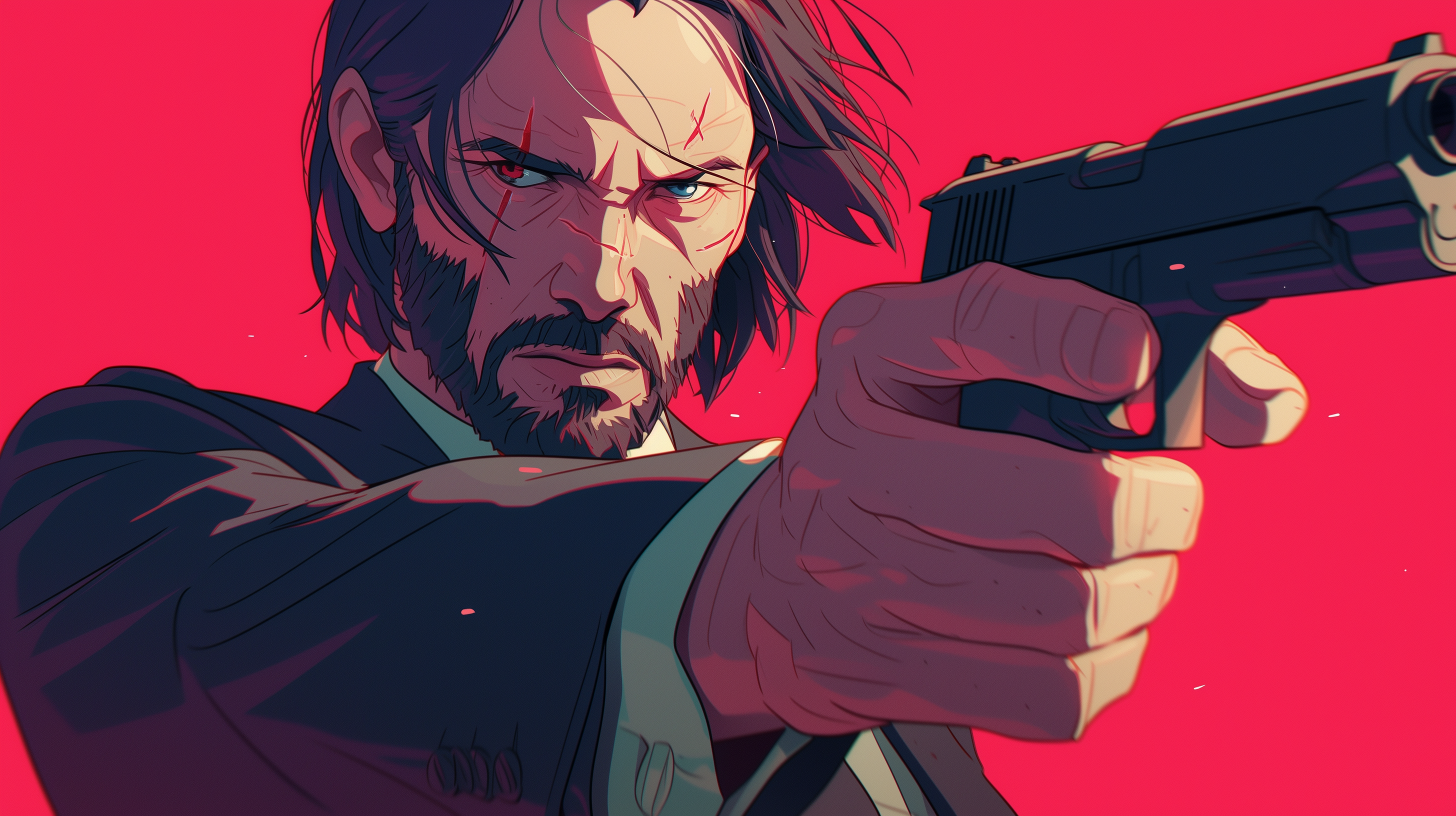Total Retribution. Anime Vector Style