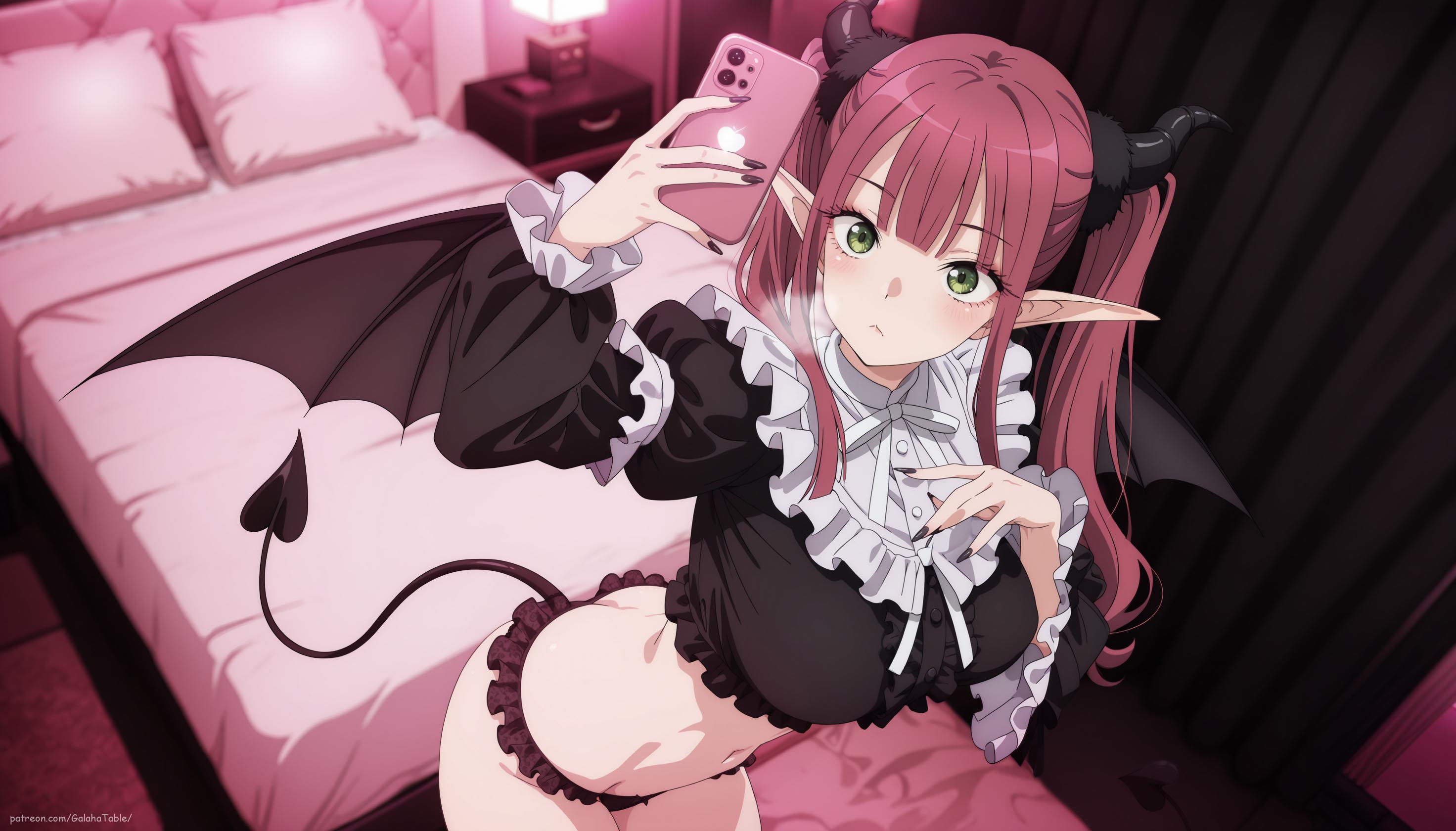 Midnight Succubus. Lizzy-tan's Bedroom Selfie