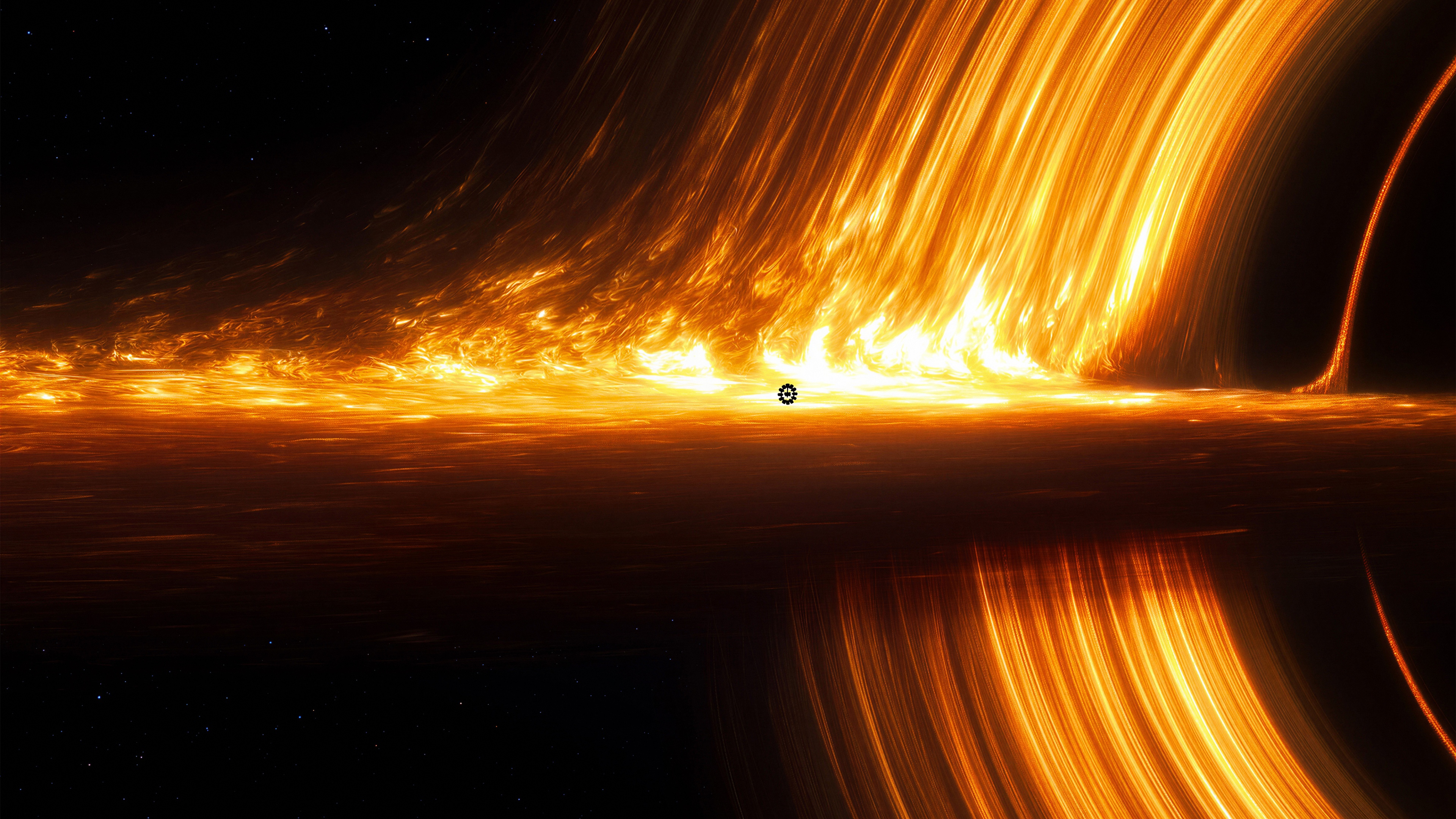 Crossing the Event Horizon. Endurance Near Gargantua
